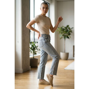 Levi's Premium Wedgie Straight Jeans -25x28